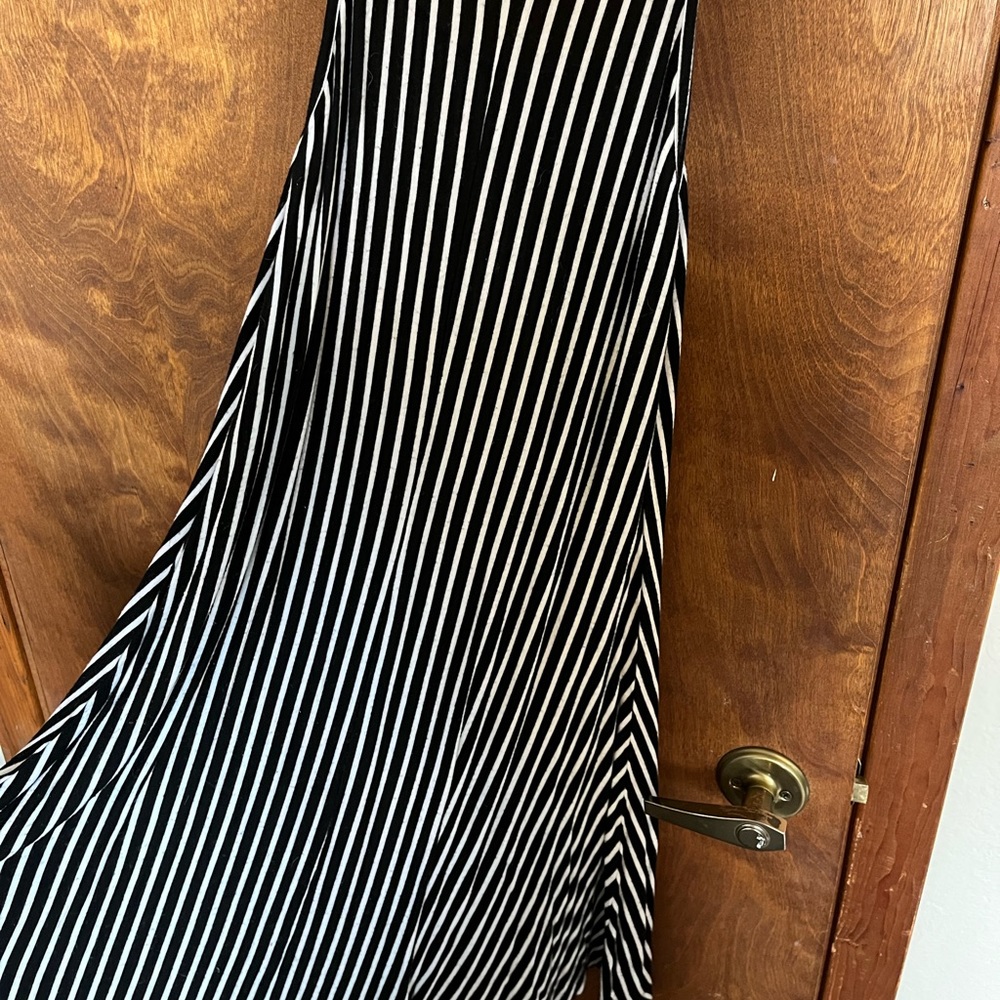 black and white summer dress